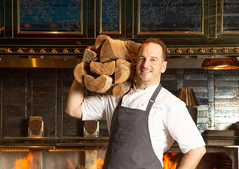 Helmed by new Chef de Cuisine Jordan Keao, it exhibits the highest quality of produce, meats and seafood sourced from around the world transformed through fire.